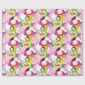 Kawaii Ice Cream Uber Cute Cadeaupapier (Vlak)