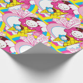 Kawaii Ice Cream Uber Cute Cadeaupapier (Hoek)