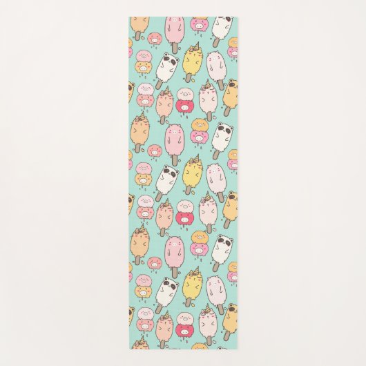 Kawaii Ice Cream Yogamat (Voorkant)