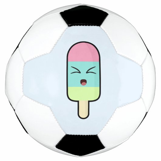 Kawaii Ice crème Voetbal (Voorkant)
