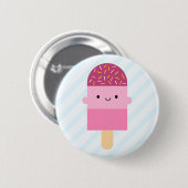 Kawaii Ice Lolly / Popsicle Ronde Button 5,7 Cm (Voorkant /achterkant)
