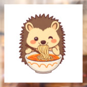 Kawaii-Igel mit Ramen – Niedliches Foodie Raamsticker (Vel 2)