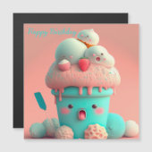 Kawaii ijs cup (Voorkant / Achterkant)