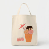 Kawaii Ijs Cup | Boodschappentas Tote Bag (Voorkant)