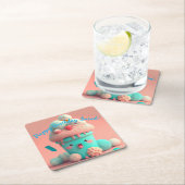 Kawaii-ijs Kartonnen Onderzetters (Insitu)