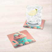 Kawaii-ijs Kartonnen Onderzetters (Insitu)