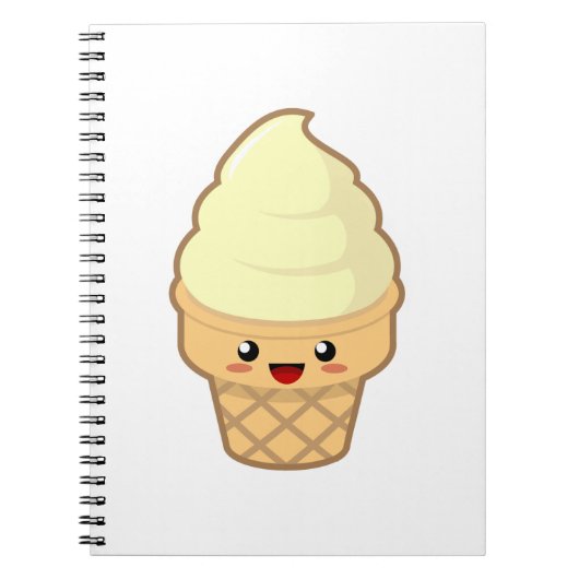 Kawaii Ijs Notitieboek (Voorkant)