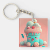 Kawaii-ijs Sleutelhanger (voorkant)