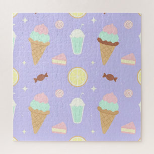 Kawaii Ijs Snoepjes Patroon Legpuzzel