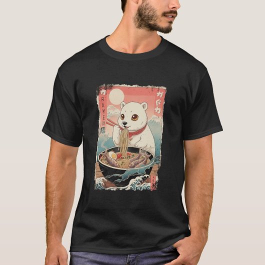 Kawaii Ijsbeer T-shirt (Voorkant)