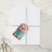 Kawaii-ijsbeker Cadeaulabel (Met Touw)