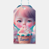 Kawaii-ijsje Cadeaulabel (Voorkant)