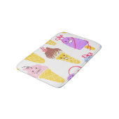 Kawaii ijsjes, schattig, naadloos patroon. badmat (Gekanteld)