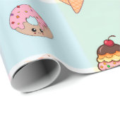 Kawaii ijsroom & Drip inpakpapier | (Rol Hoek)