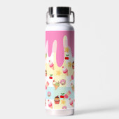 Kawaii-ijsroom en druppelwaterfles waterfles (Achterkant)