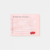 Kawaii... ik hou van je leuke boodschap post-it® notes (Voorkant)