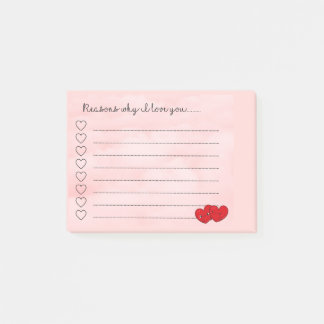 Kawaii... ik hou van je leuke boodschap post-it® notes