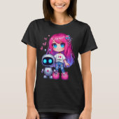 Kawaii Ik hou van mijn Ai-chatbot Schattige BFF-me T-shirt (Voorkant)