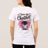 🤖Kawaii Ik Hou Van Mijn Ai Chatbot Schattige BFF- Tri-Blend Shirt (Achterkant)