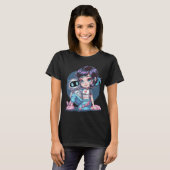 🤖Kawaii Ik hou van mijn AI Chatbot Schattigee BFF T-shirt (Voorkant volledig)