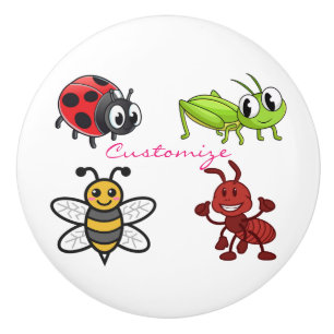 Kawaii Insecten Thunder_Cove Keramische Knop