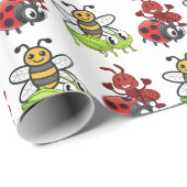 Kawaii Insects Thunder_Cove Cadeaupapier (Rol Hoek)