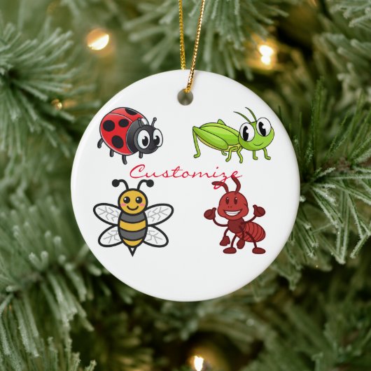 Kawaii Insects Thunder_Cove Keramisch Ornament (Boom)