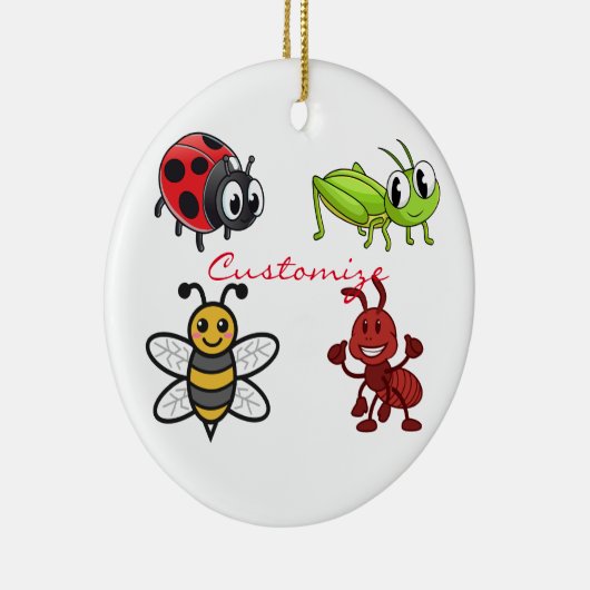 Kawaii Insects Thunder_Cove Keramisch Ornament (Rechts)
