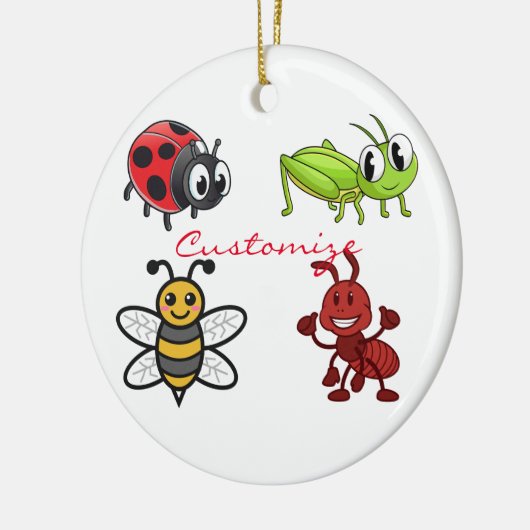 Kawaii Insects Thunder_Cove Keramisch Ornament (Links)