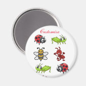 Kawaii Insects Thunder_Cove Magneet (Voorkant / Achterkant)