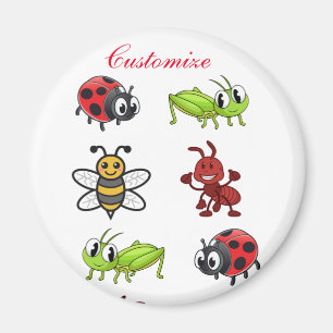 Kawaii Insects Thunder_Cove Magneet