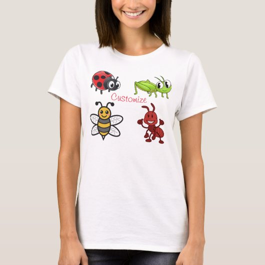 Kawaii Insects Thunder_Cove T-shirt (Voorkant)