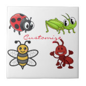 Kawaii Insects Thunder_Cove Tegeltje (Voorkant)