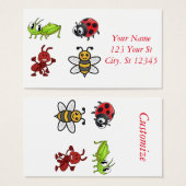 Kawaii Insects Thunder_Cove Visitekaartje (Voorkant /achterkant)