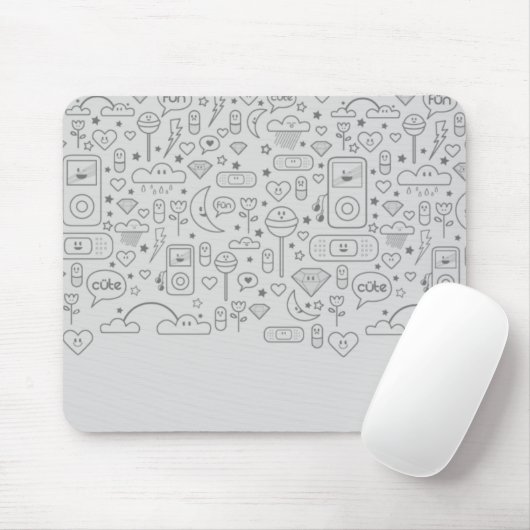 kawaii is een leuke mousepad muismat (Met muis)