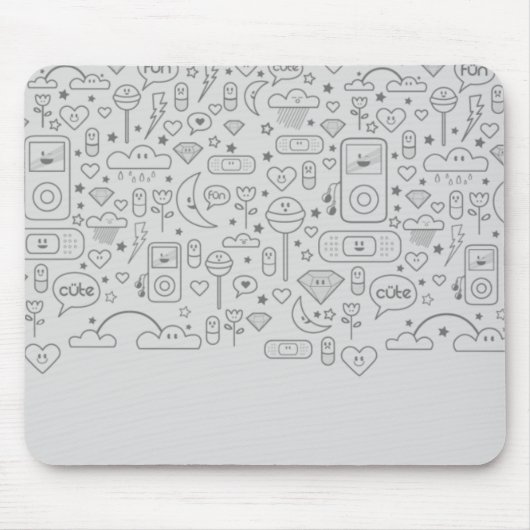 kawaii is een leuke mousepad muismat (Voorkant)