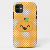 Kawaii Jack O Lanern Pumpkin iPhone Case (Achterkant)