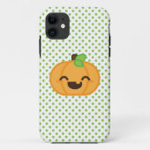 Kawaii Jack O Lanern Pumpkin iPhone Case (Achterkant)