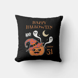 Kawaii Jack O' Lantern Creepy Cute Kussen