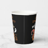 Kawaii Jack O' Lantern Creepy Cute Papieren Bekers (Rechts)