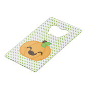 Kawaii Jack O Lantern Pumpkin Bottle Opener Creditkaart Flessenopener (Achterkant Gekanteld)