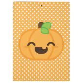 Kawaii Jack O Lantern Pumpkin Clip Board Klembord (Achterkant)