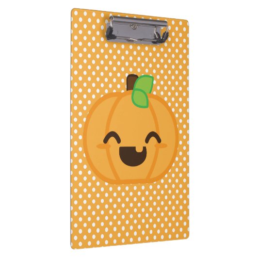 Kawaii Jack O Lantern Pumpkin Clip Board Klembord (Rechts)