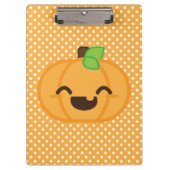 Kawaii Jack O Lantern Pumpkin Clip Board Klembord (Voorkant)