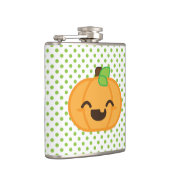 Kawaii Jack O Lantern Pumpkin Flask Heupfles (Rechts)