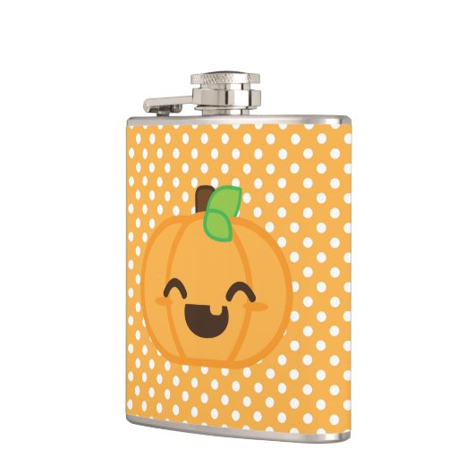 Kawaii Jack O Lantern Pumpkin Flask Heupfles (Links)