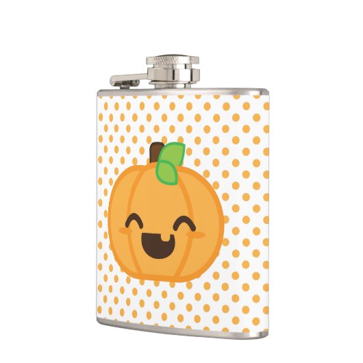 Kawaii Jack O Lantern Pumpkin Flask Heupfles (Links)