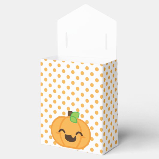 Kawaii Jack O Lantern Pumpkin Gift Box Bedankdoosjes (Geopend)
