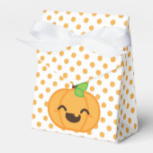 Kawaii Jack O Lantern Pumpkin Gift Box Bedankdoosjes (Voorkant Zijde)