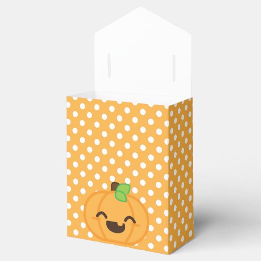 Kawaii Jack O Lantern Pumpkin Gift Box Bedankdoosjes (Geopend)
